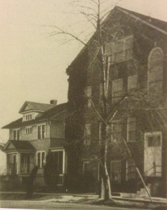 A historic photo of the Clarendon United Methodist building