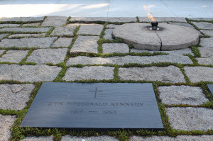 The Kennedy grave site today. (Photo courtesy of Charles Atkeison/Flickr)