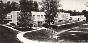 This photo was taken shortly after the building closed as Stratford Junior High. 