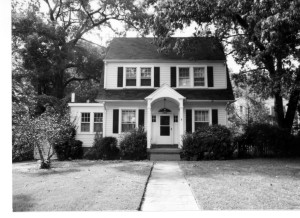 The Sears house at 1600 Randolph Street before it was moved. (Courtesy of Kathryn Holt-Springston)
