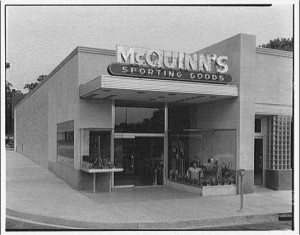 Historic photo of McQuinn's Sporting Goods