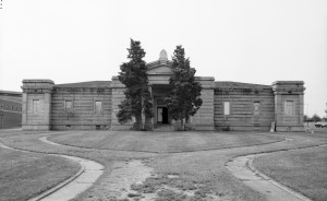 The historic Abbey Mausoleum, once located adjacent to Arlington Cemetery