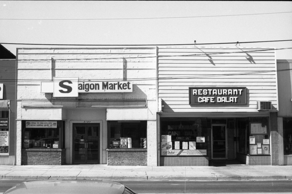 Saigon Market and Cafe Dalat, two mainstays of the former "Little Saigon." Photo credit Michael Horsley