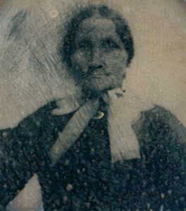 A daguerreotype image of Maria Carter Syphax, an Arlington House slave thought to have been fathered by George Washington Parke Custis.